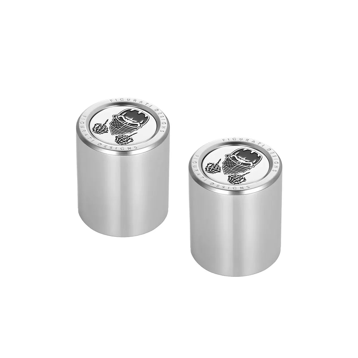 Harley-Davidson Stainless-Steel Masked Skull Docking Hardware