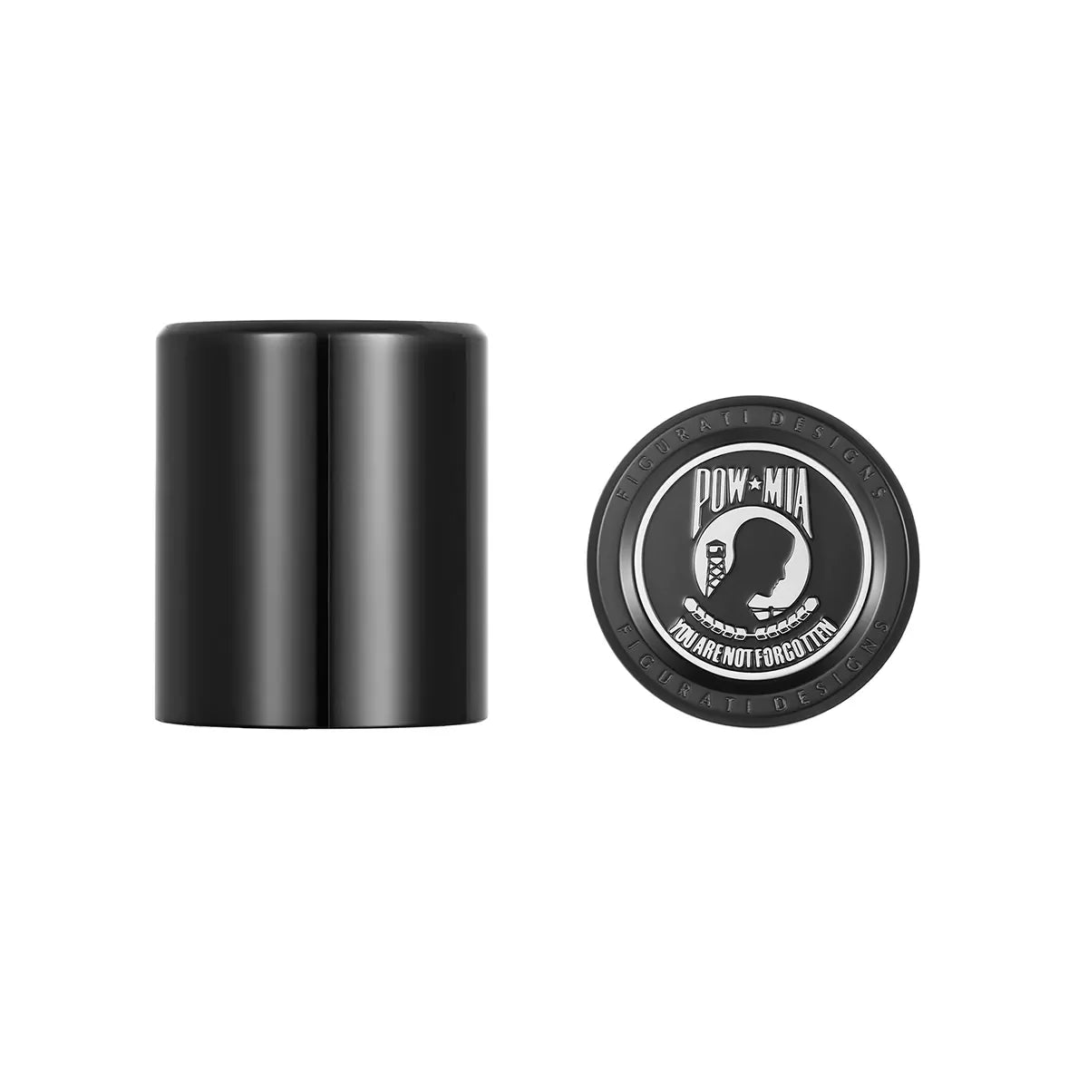 Harley-Davidson Stainless-Steel in Black POW MIA Docking Hardware