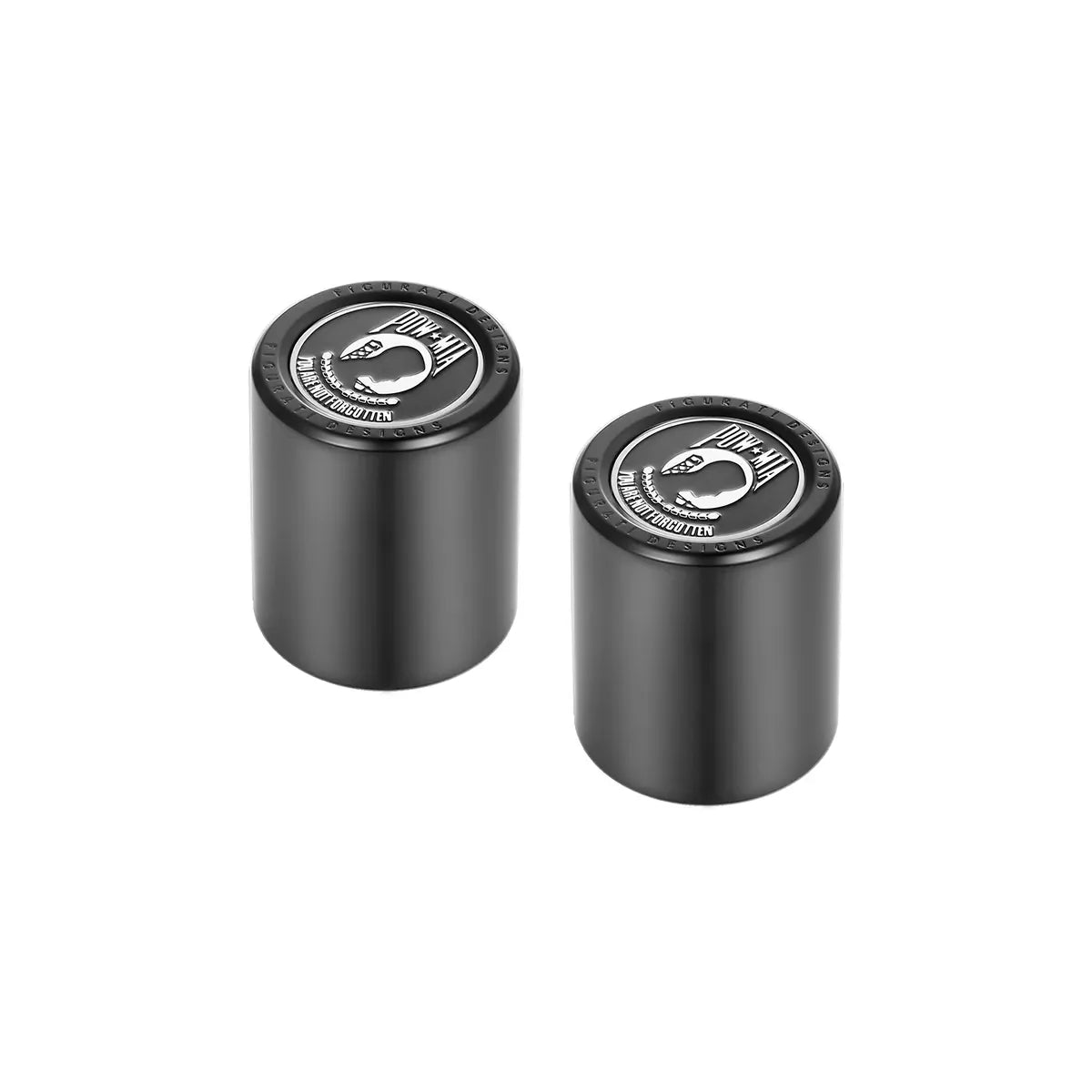 Harley-Davidson Stainless-Steel in Black POW MIA Docking Hardware