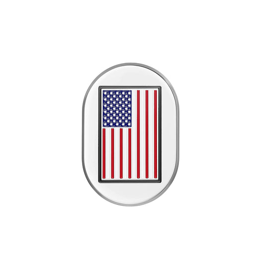 Harley-Davidson Stainless-Steel American Flag Antenna Cover - Right