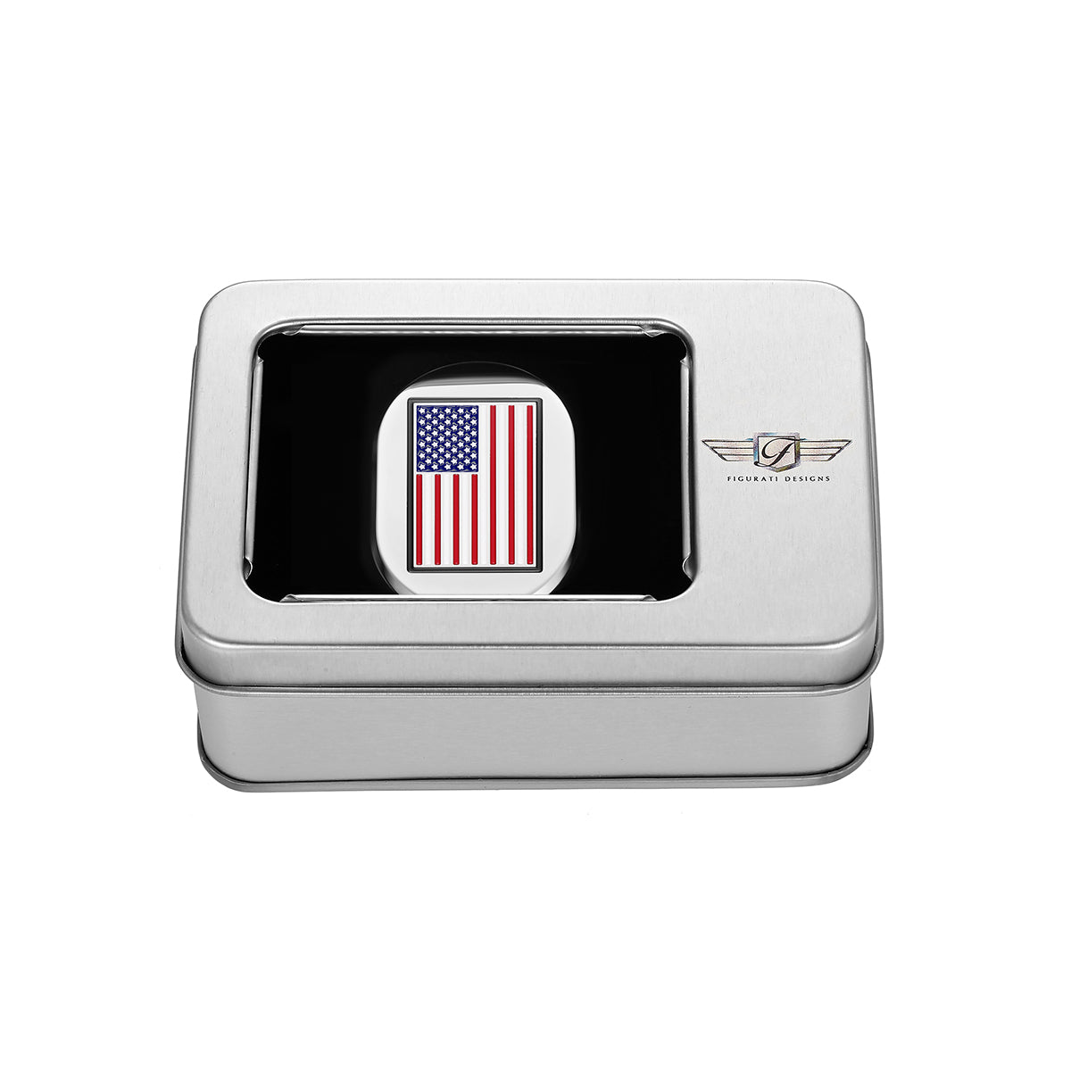 Harley-Davidson Stainless-Steel American Flag Antenna Cover - Right