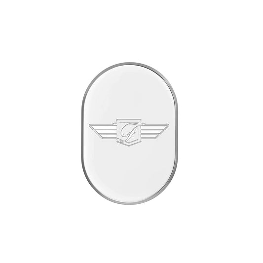 Harley-Davidson Stainless-Steel FD Logo Antenna Cover - Right