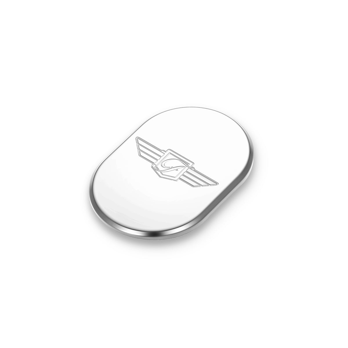 Harley-Davidson Stainless-Steel FD Logo Antenna Cover - Right