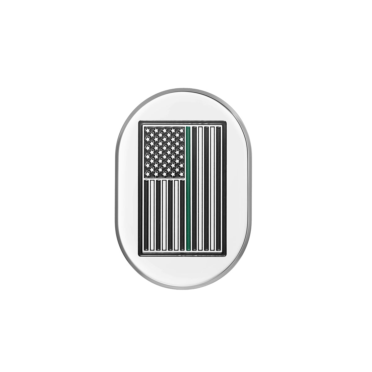 Harley-Davidson Stainless-Steel thin Green Line Antenna Cover - Right