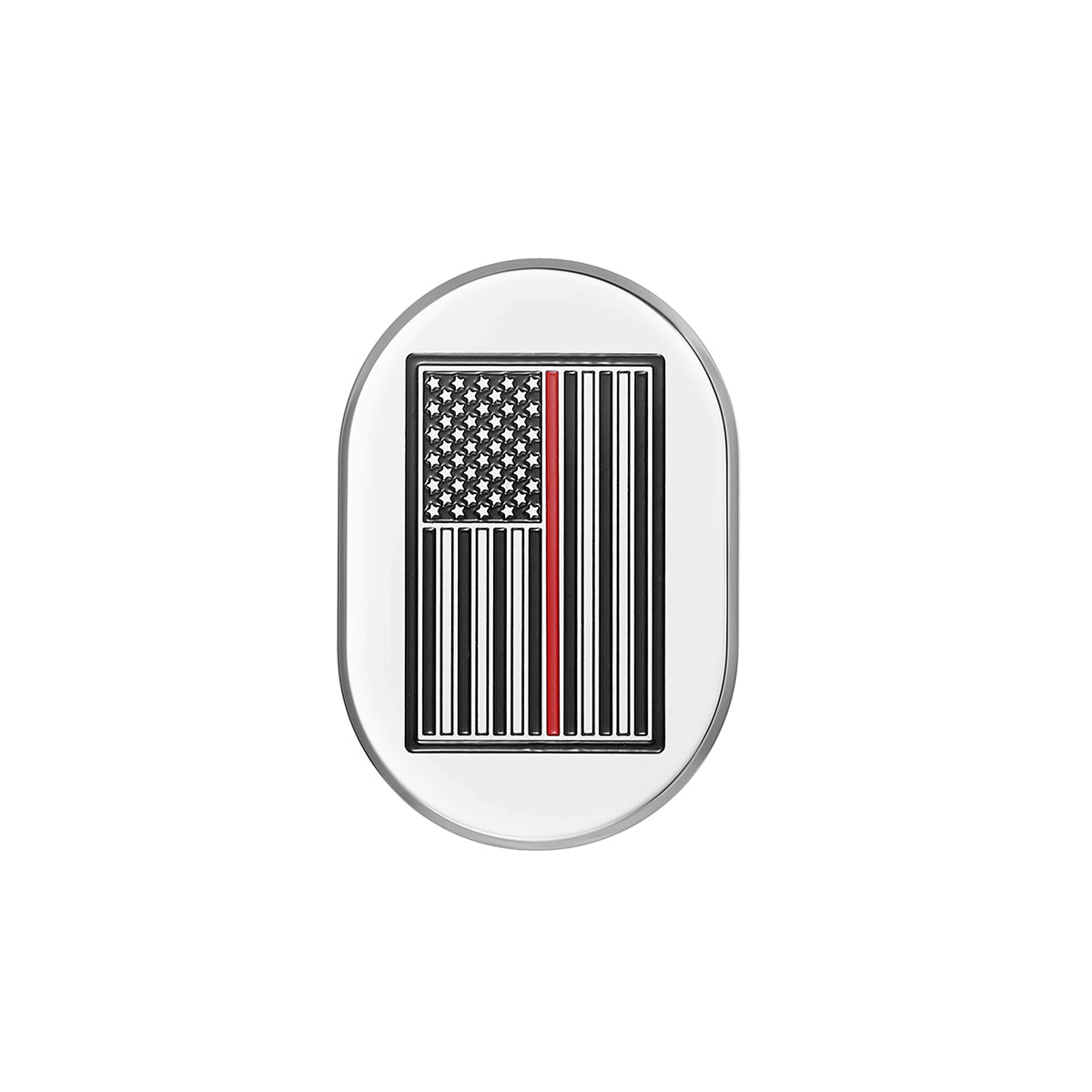 Harley-Davidson Stainless-Steel thin Red Line Antenna Cover - Left