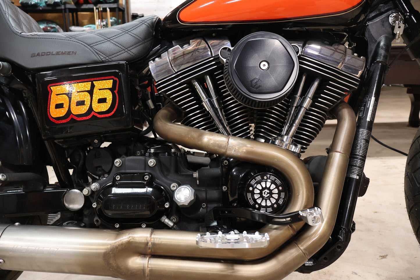 Crossthread Cycle- Lucky 13 Timing Covers Twin Cam Engine