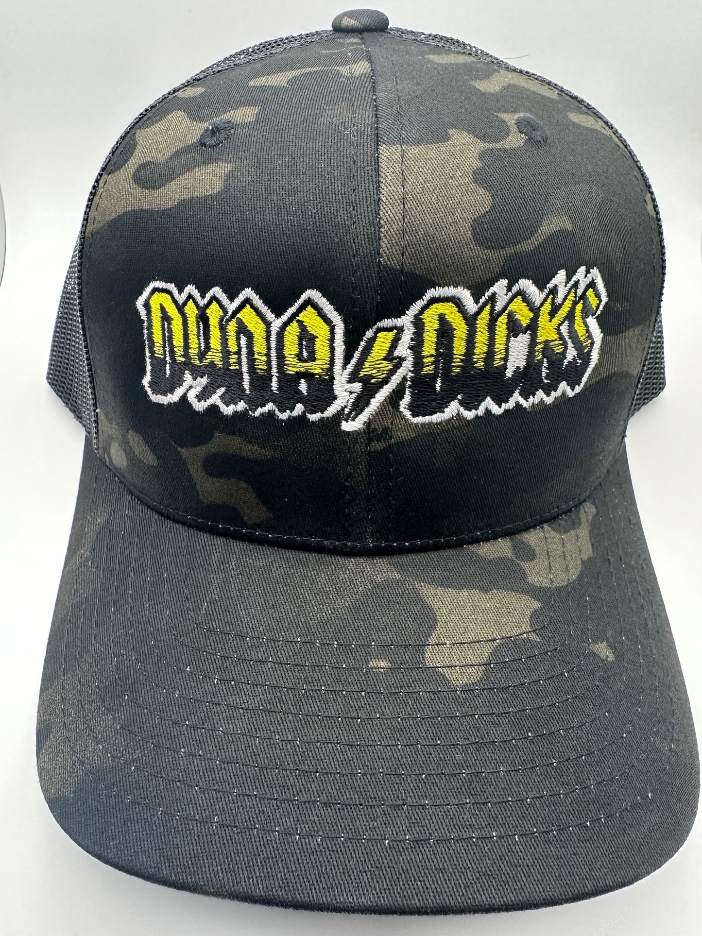 Dyna Dicks Embroidered Trucker Hat | Yupoong 6506 Retro Mesh Snapback