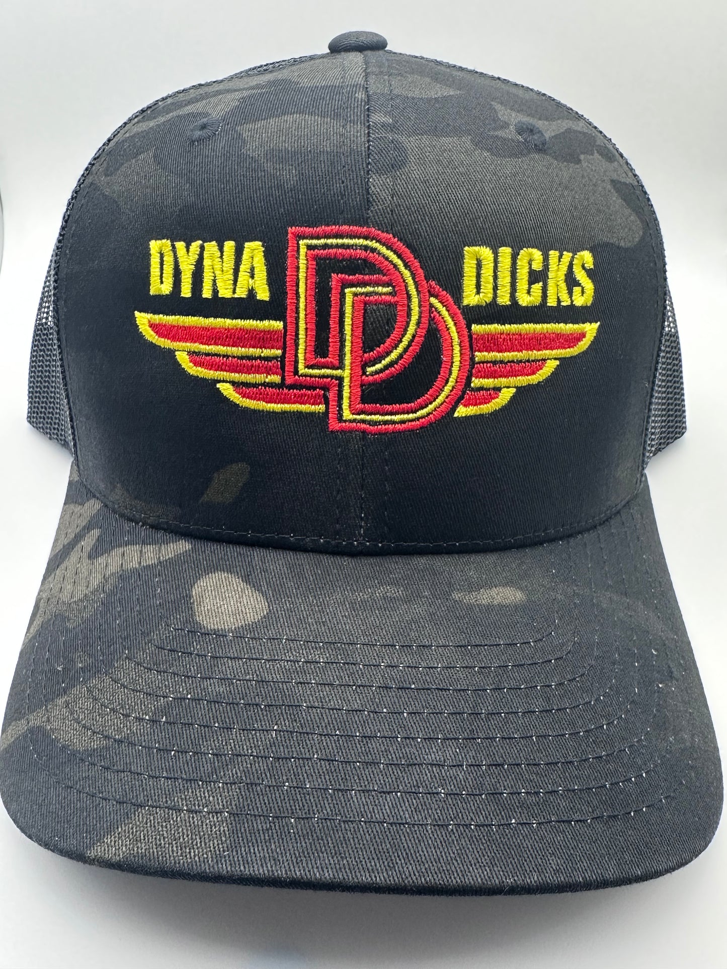 Dyna Dicks Embroidered Trucker Hat | Yupoong 6506 Retro Mesh Snapback