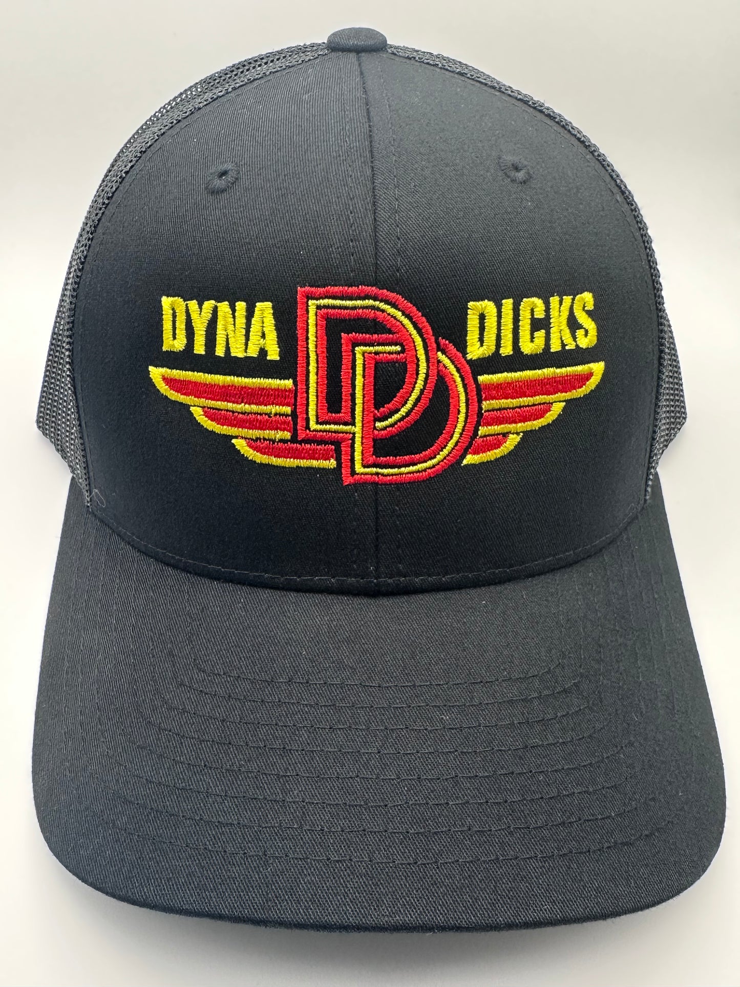 Dyna Dicks Embroidered Trucker Hat | Yupoong 6506 Retro Mesh Snapback
