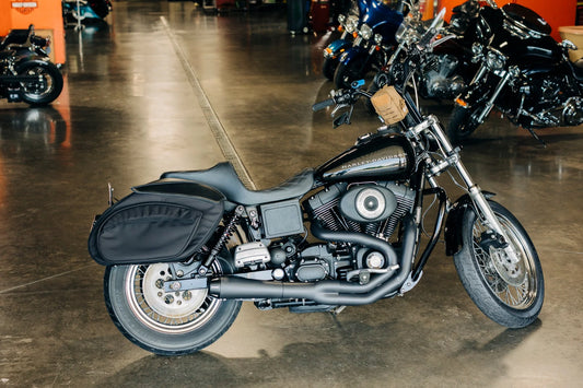 LEATHER PROS-  Retro Series V3 Dyna Saddlebags - Ballistic Nylon ('91-2017)