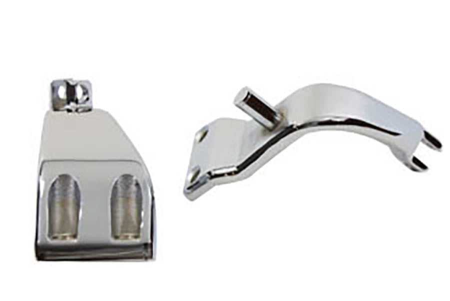V-TWIN MANUFACTURING-   DYNA Mid Mount Set- CHROME