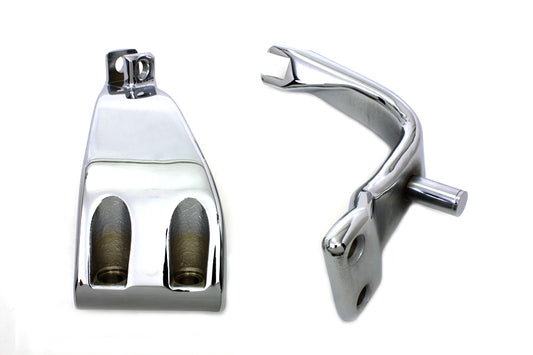 V-TWIN MANUFACTURING-   DYNA Mid Mount Set- CHROME