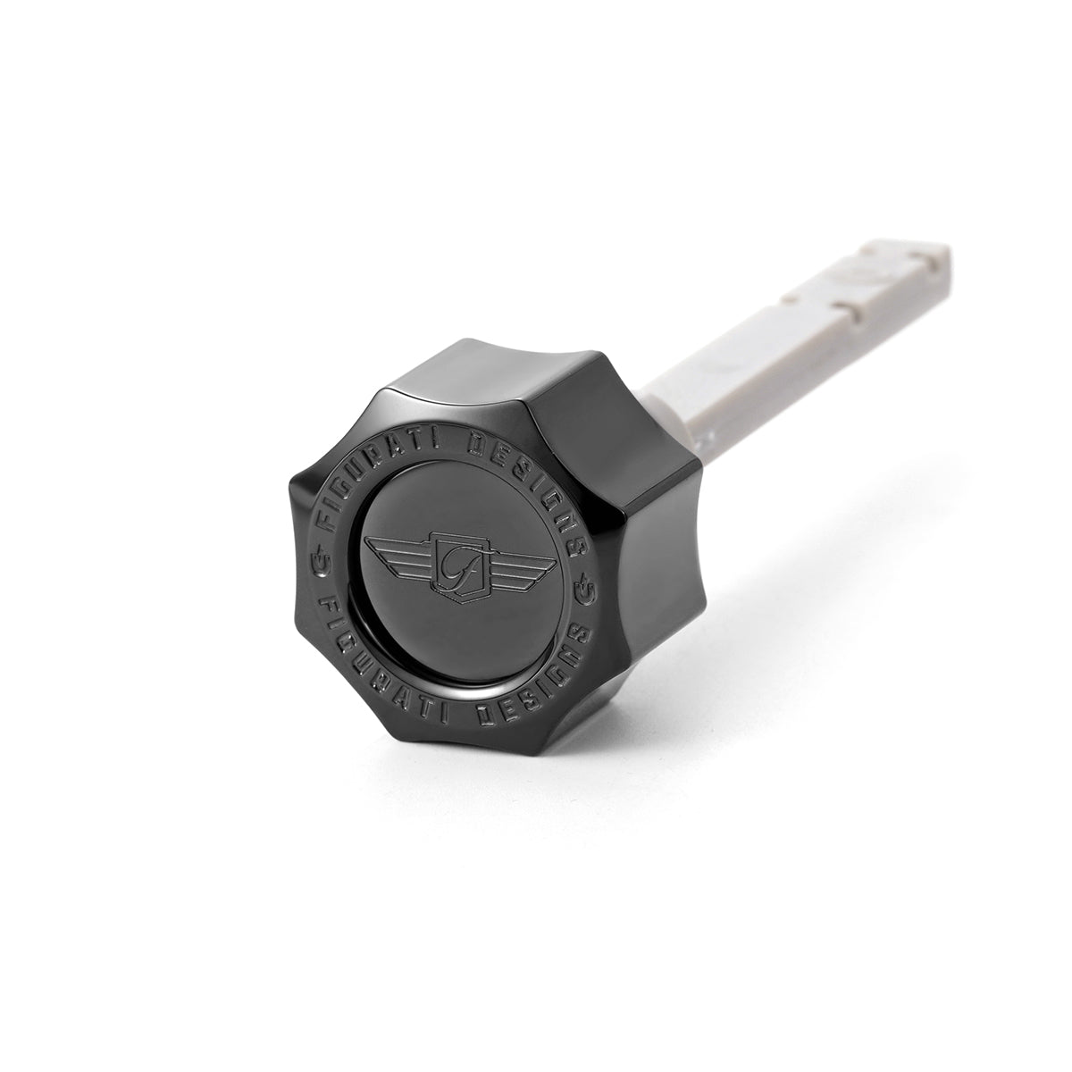 Magnetic Transmission Dipstick for Harley-Davidson All Models - Curved Black