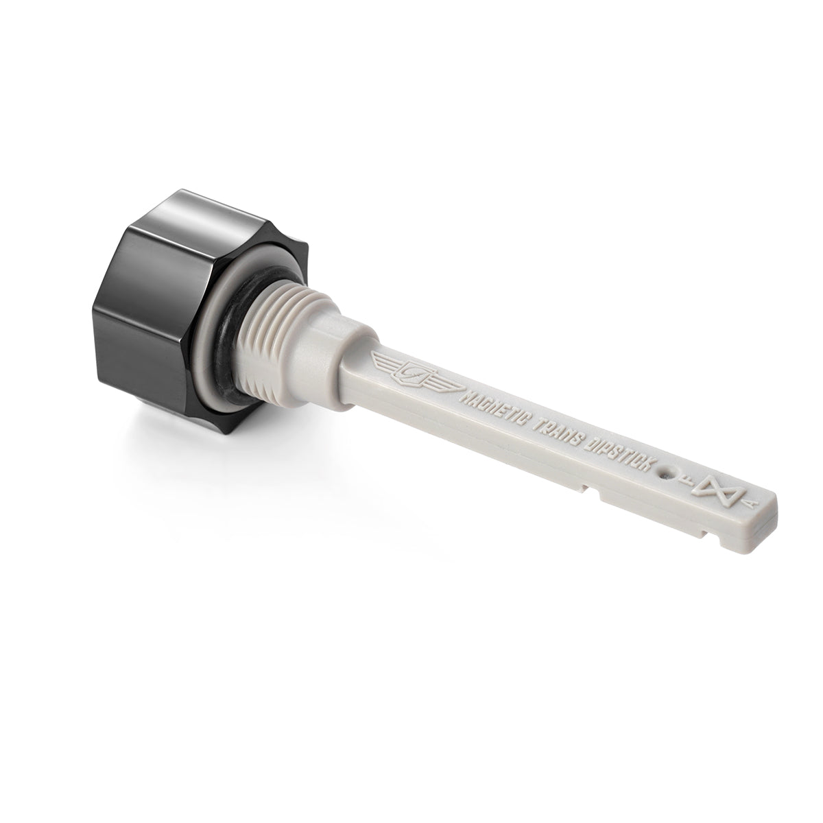 Magnetic Transmission Dipstick for Harley-Davidson M8 (2017-2026) - Curved Black