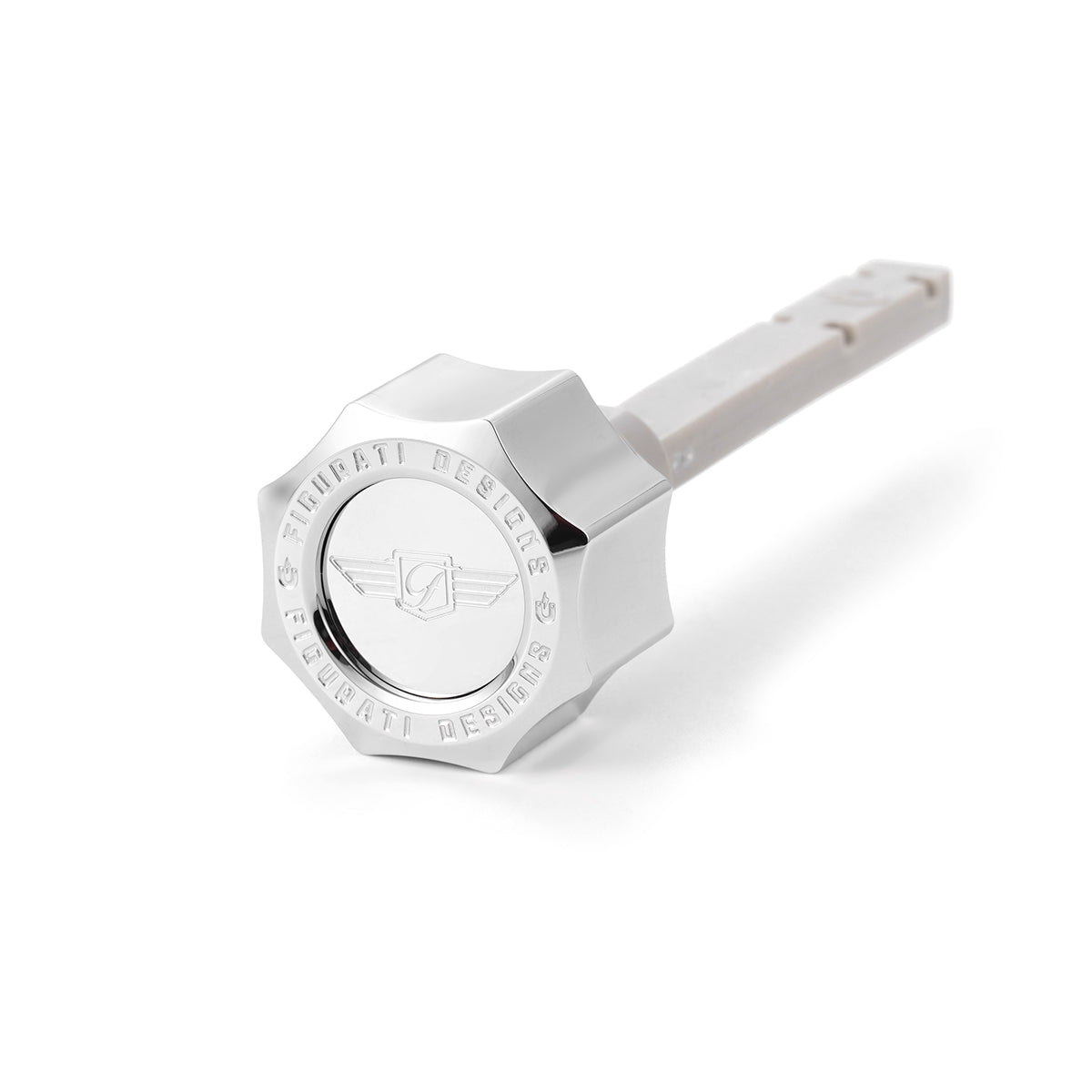 Magnetic Transmission Dipstick for Harley-Davidson M8 (2017-2026) - Curved Silver