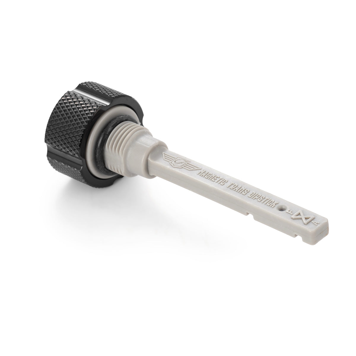 Magnetic Transmission Dipstick for Harley-Davidson M8 (2017-2026) - Knurled Black