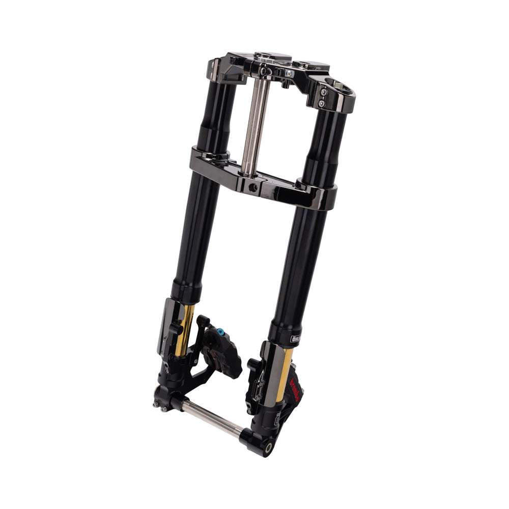 OG Black Chrome 2014-2023 Touring Inverted Front End Complete kit Drop 1 inch