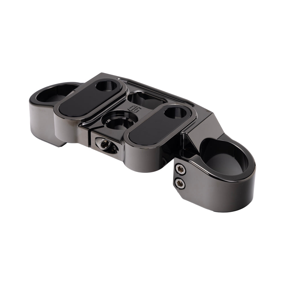 Black Chrome OG 2018-Up Softail 49mm Drop 1 inch Top Triple Tree
