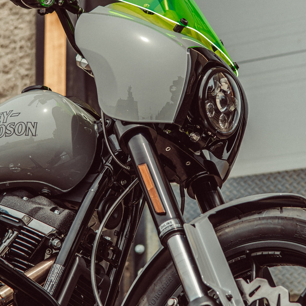 OG 2020-Up Softail Lowrider S & ST Lower Triple Tree kit installed on a 2024 Softail Low Rider ST FXLRST