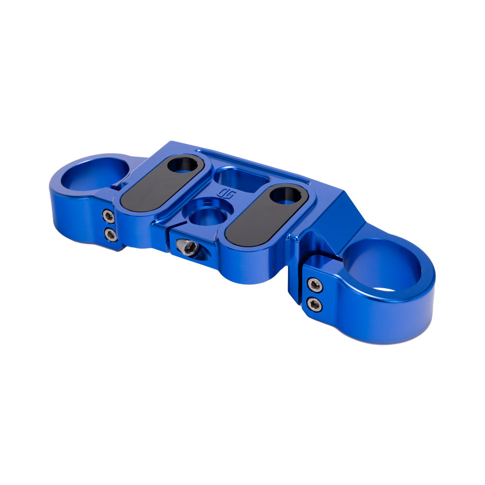 Blue 2020-Up Softail Lowrider S & ST Drop 1" Top Triple Tree