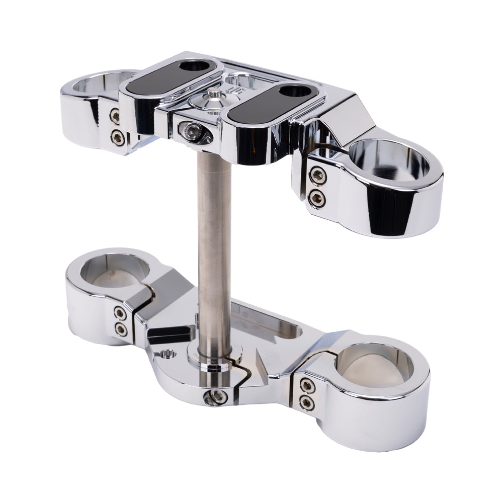 Chrome 2020-Up Softail Lowrider S & ST Drop 1" Triple Trees kit