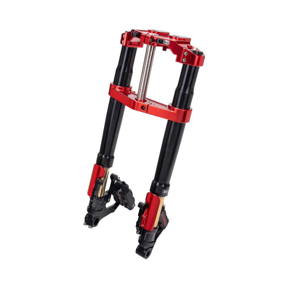 OG Red 2024-Up Touring Inverted Front End Complete kit Drop 1"