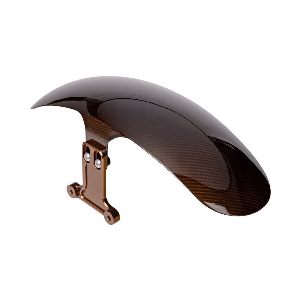 OG Bagger Shorty Carbon Fiber Fender-Kit for 2023 and earlier models -Standard Bronze 3K Twill fiber