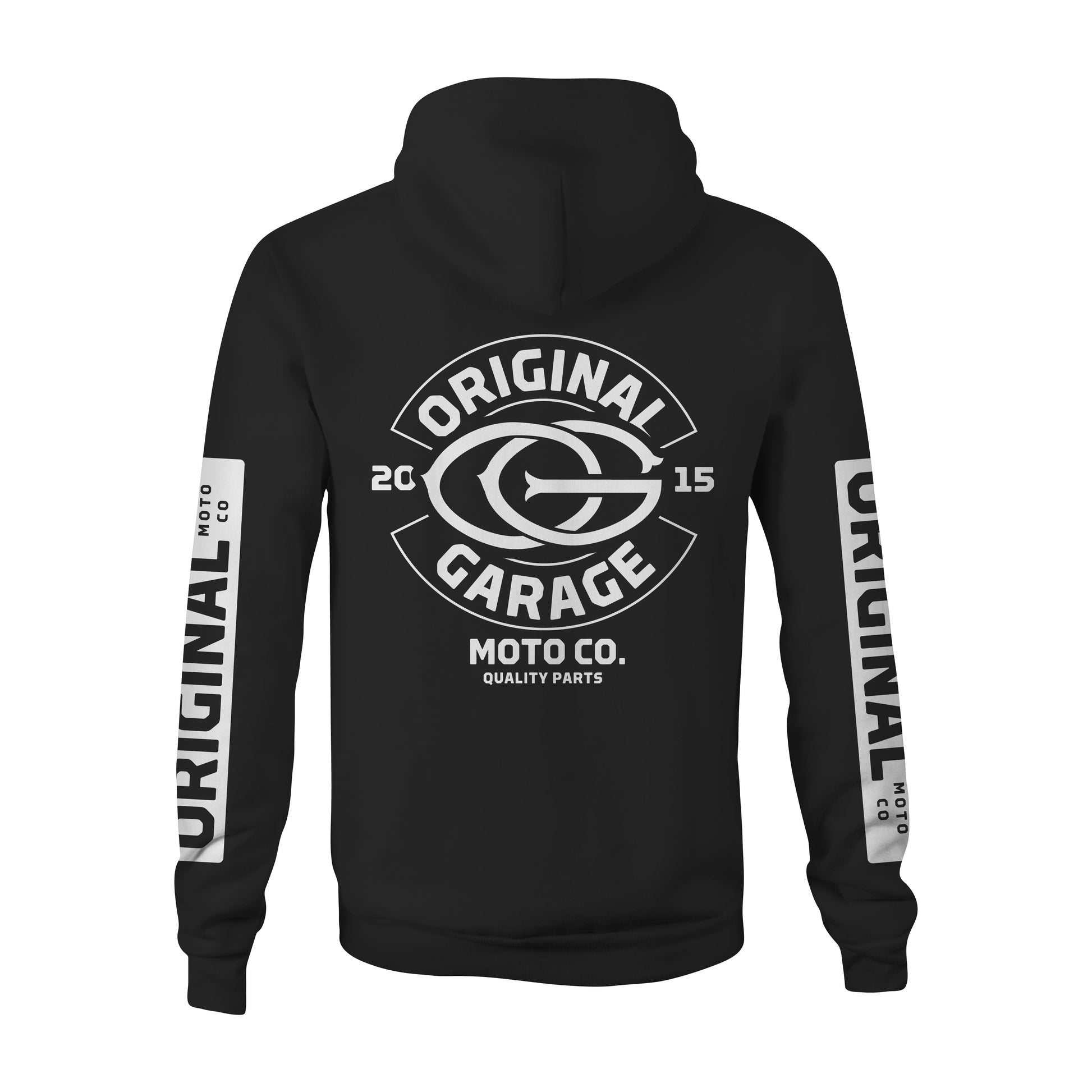 Black OG Fast Lane Hoodie Back Logo
