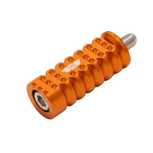 Harley Davidson Orange 2" Gripper Shifter Peg