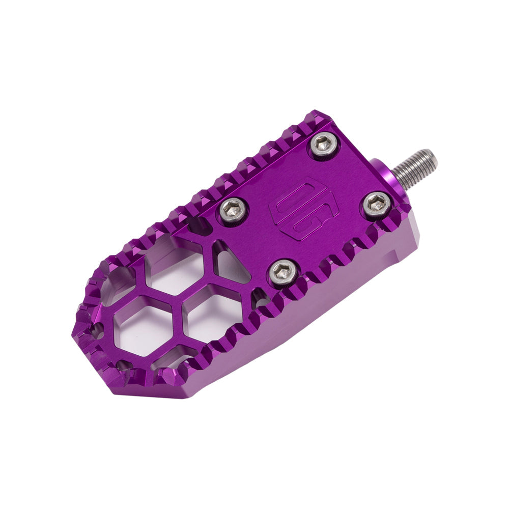 Purple Harley Davidson Touring Bagger Mini Brake Pedal Gripper kit for Adjustable Brake Arm