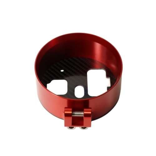 OG Indian Chief Dark Horse Billet Gauge Pod Red