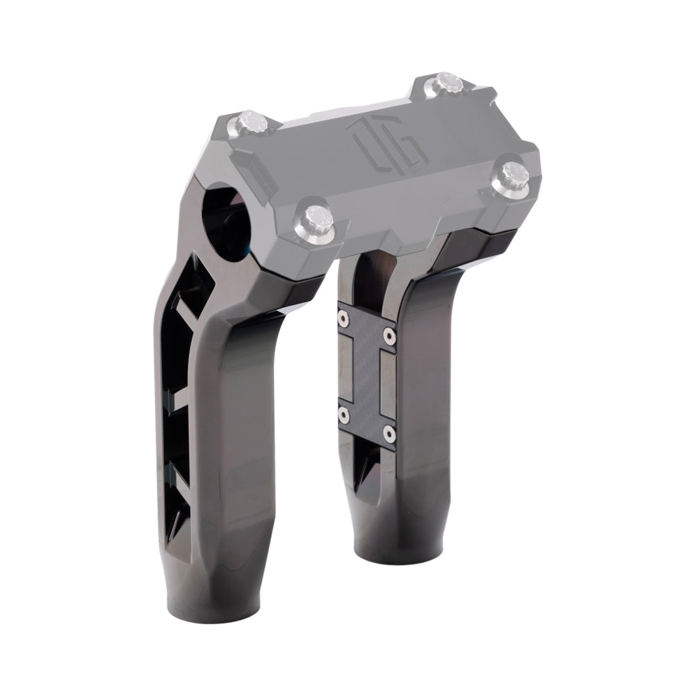 OG Black Chrome Performance 6.5 Pull Back Riser Legs