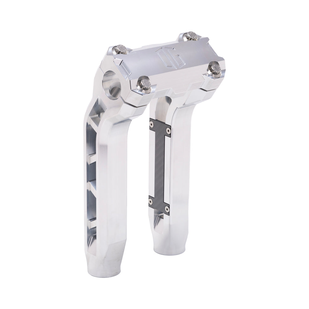 OG Aluminum Performance 8.5 inch Pull Back Riser Legs with Aluminum Performance Top Clamp