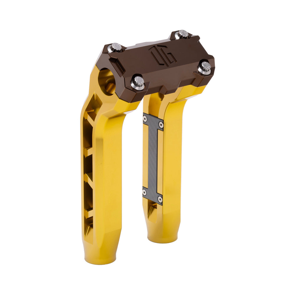 OG Gold Performance 8.5 inch Pull Back Riser Legs with Bronze Performance Top Clamp