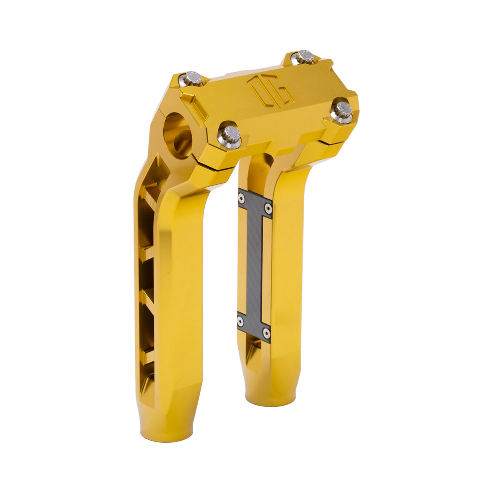 OG Gold Performance 8.5 inch Pull Back Riser Legs with Gold Performance Top Clamp