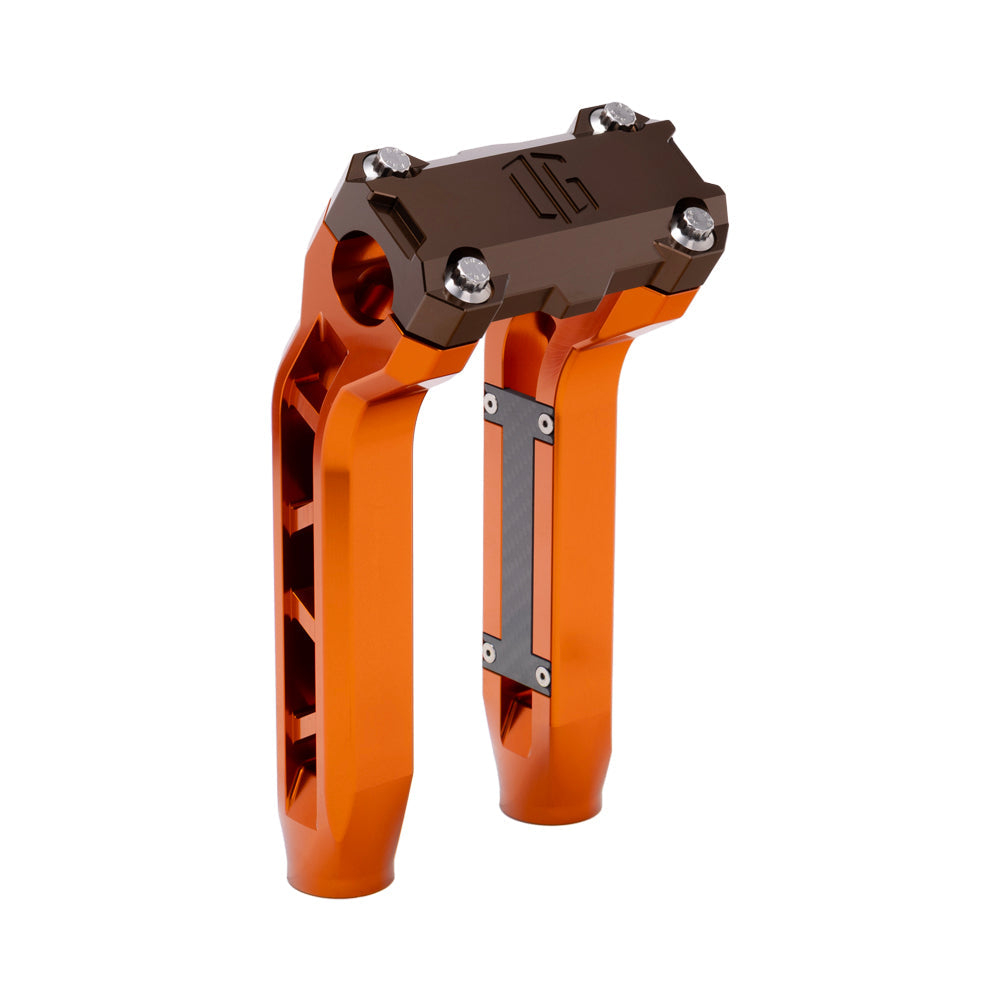 OG Orange Performance 8.5 inch Pull Back Riser Legs with Bronze Performance Top Clamp