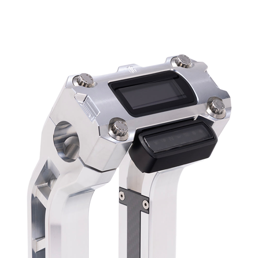 OG Aluminum Performance Digital Gauge Top Clamp on OG Aluminum Performance Riser Legs