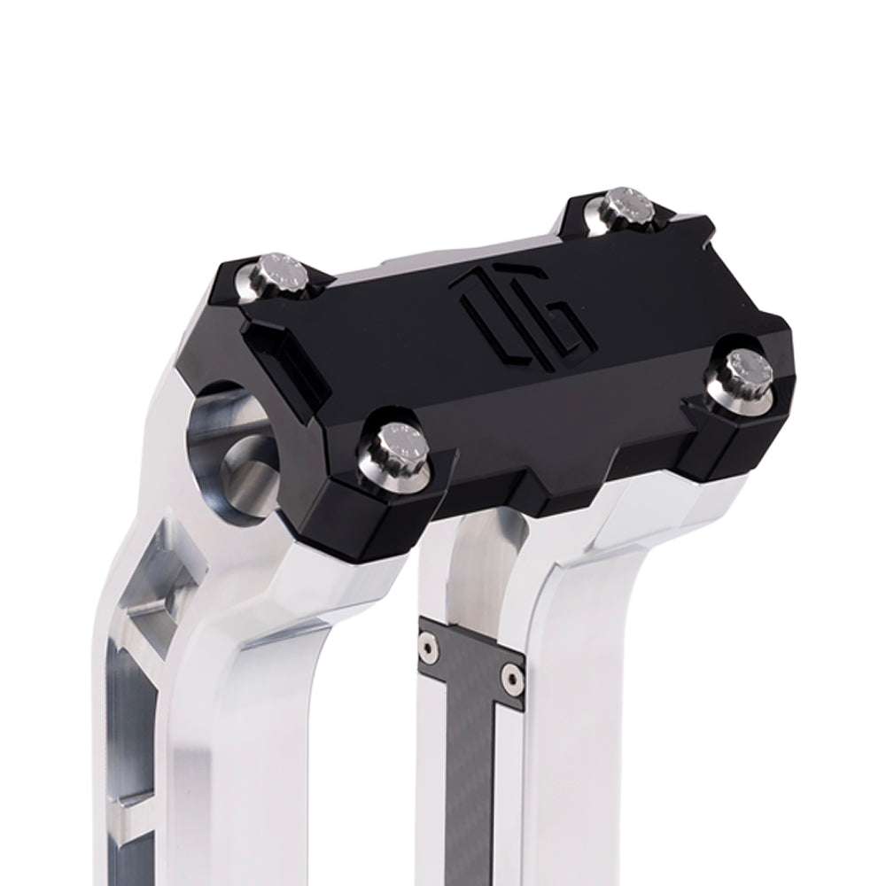OG Black Performance Top Clamp on OG Aluminum Performance Riser Legs