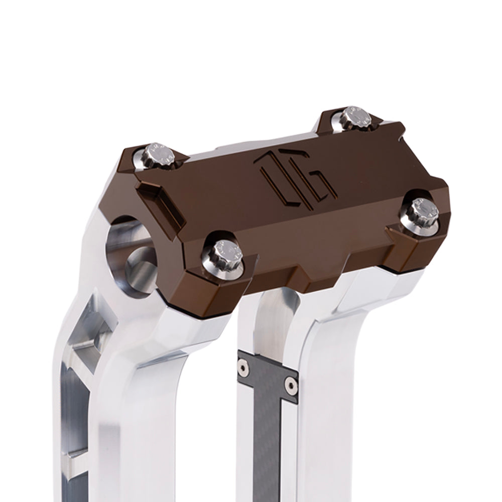 OG Bronze Performance Top Clamp on OG Aluminum Performance Riser Legs