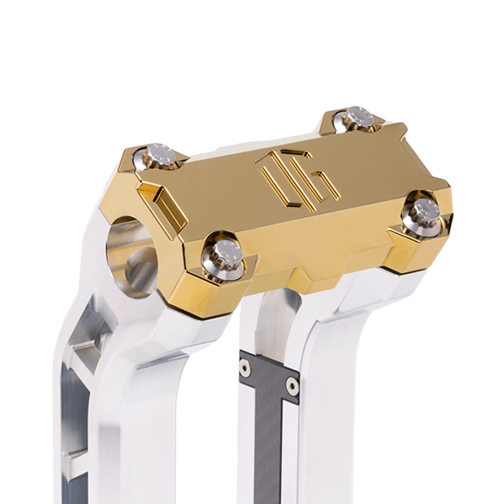 OG Gold Plating Performance Top Clamp on OG Aluminum Performance Riser Legs