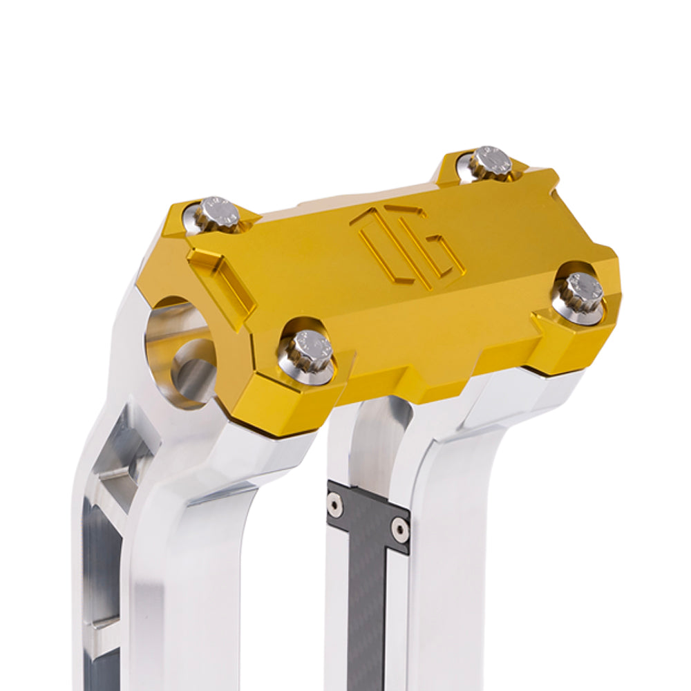 OG Gold Performance Top Clamp on OG Aluminum Performance Riser Legs