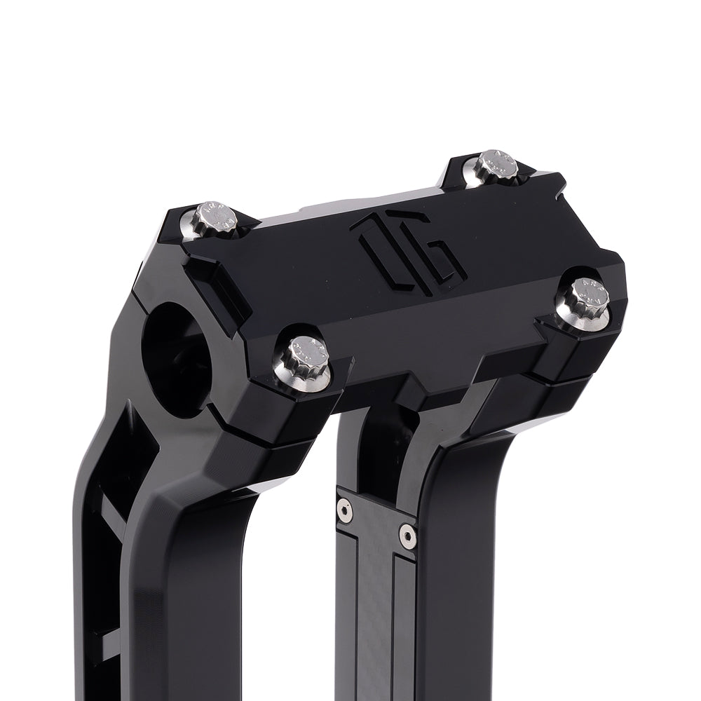 OG Black Performance Top Clamp on OG Black Performance Riser Legs