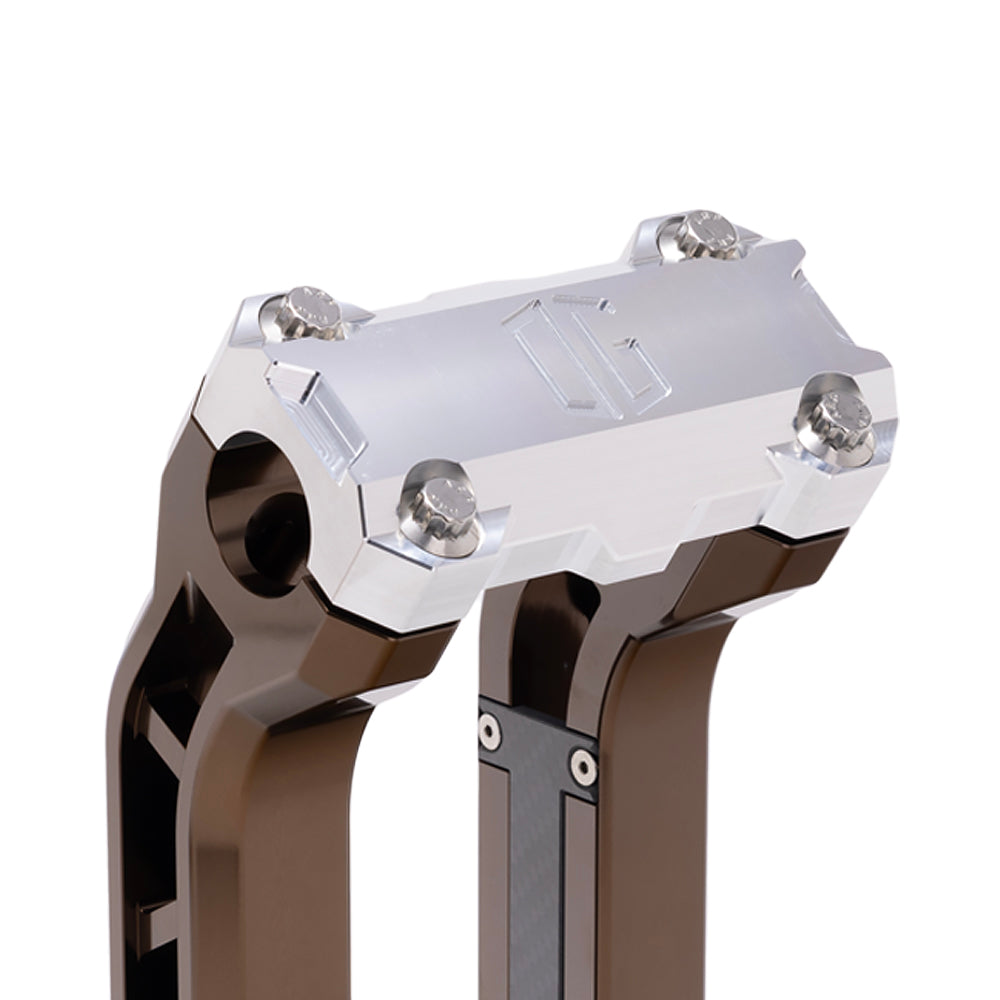 OG Aluminum Performance Top Clamp on OG Bronze Performance Riser Legs