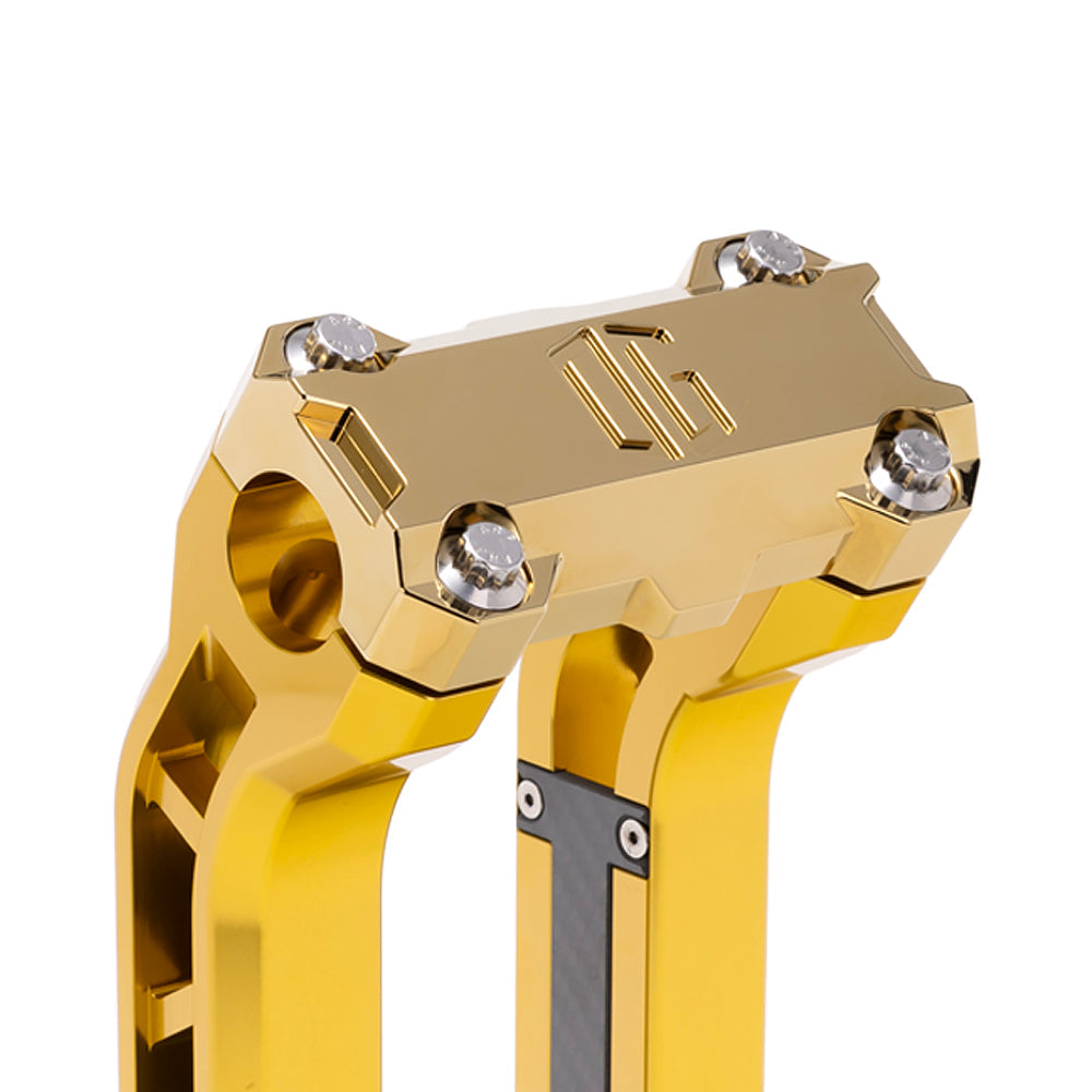 OG Gold Plating Performance Top Clamp on OG Gold Performance Riser Legs