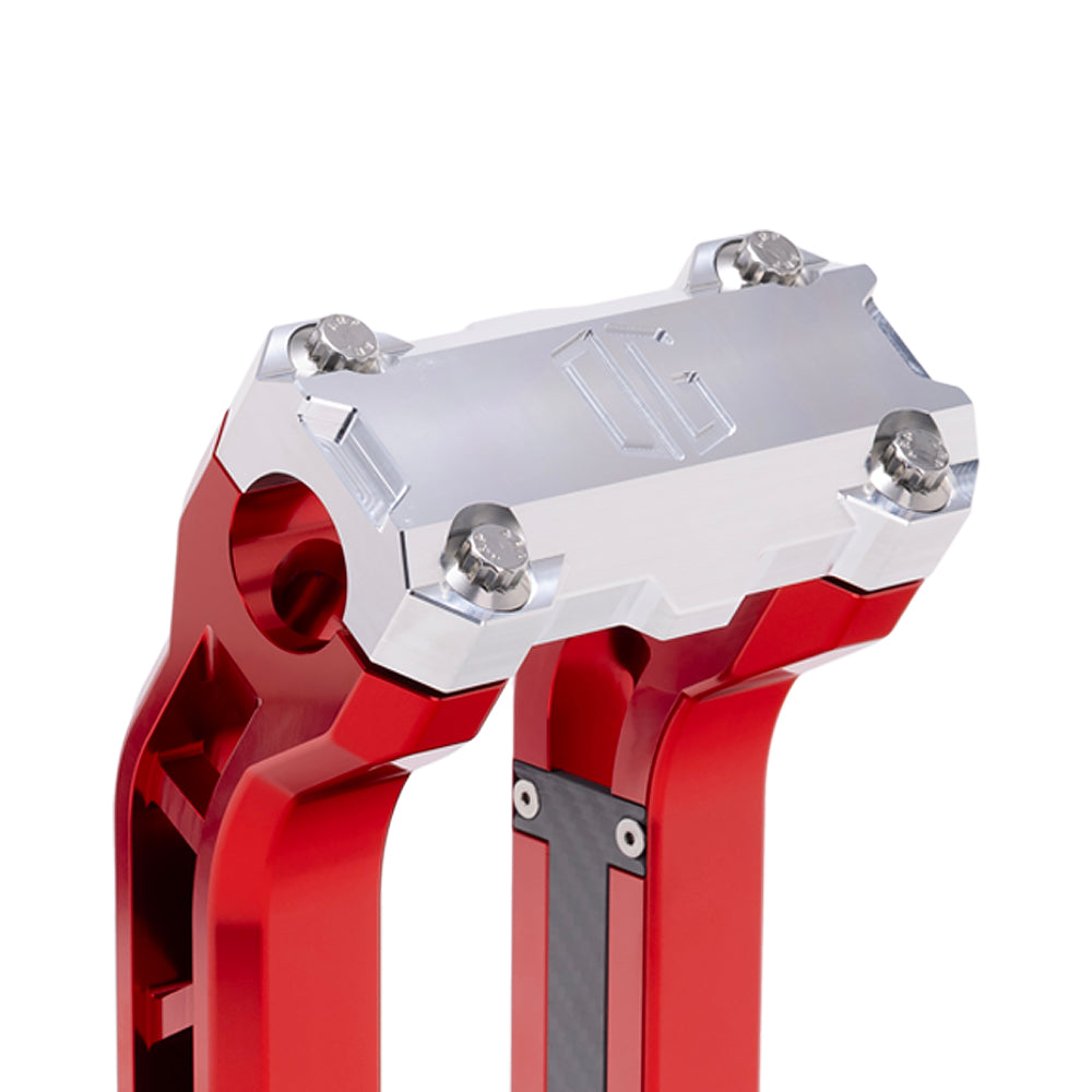 OG Aluminum Performance Top Clamp on OG Red Performance Riser Legs