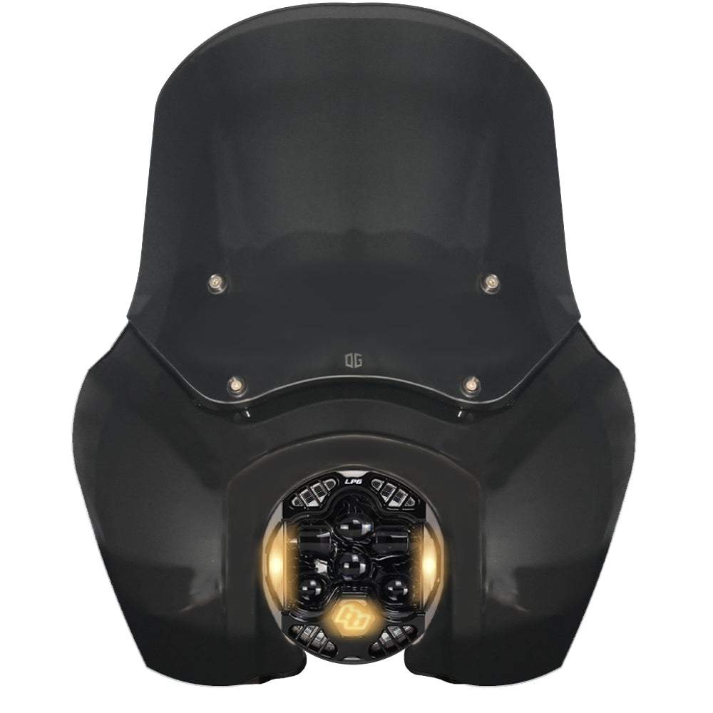 OG T-Sport Fairing kit for Harley-Davidson with Baja DOT LP6 Headlight Amber