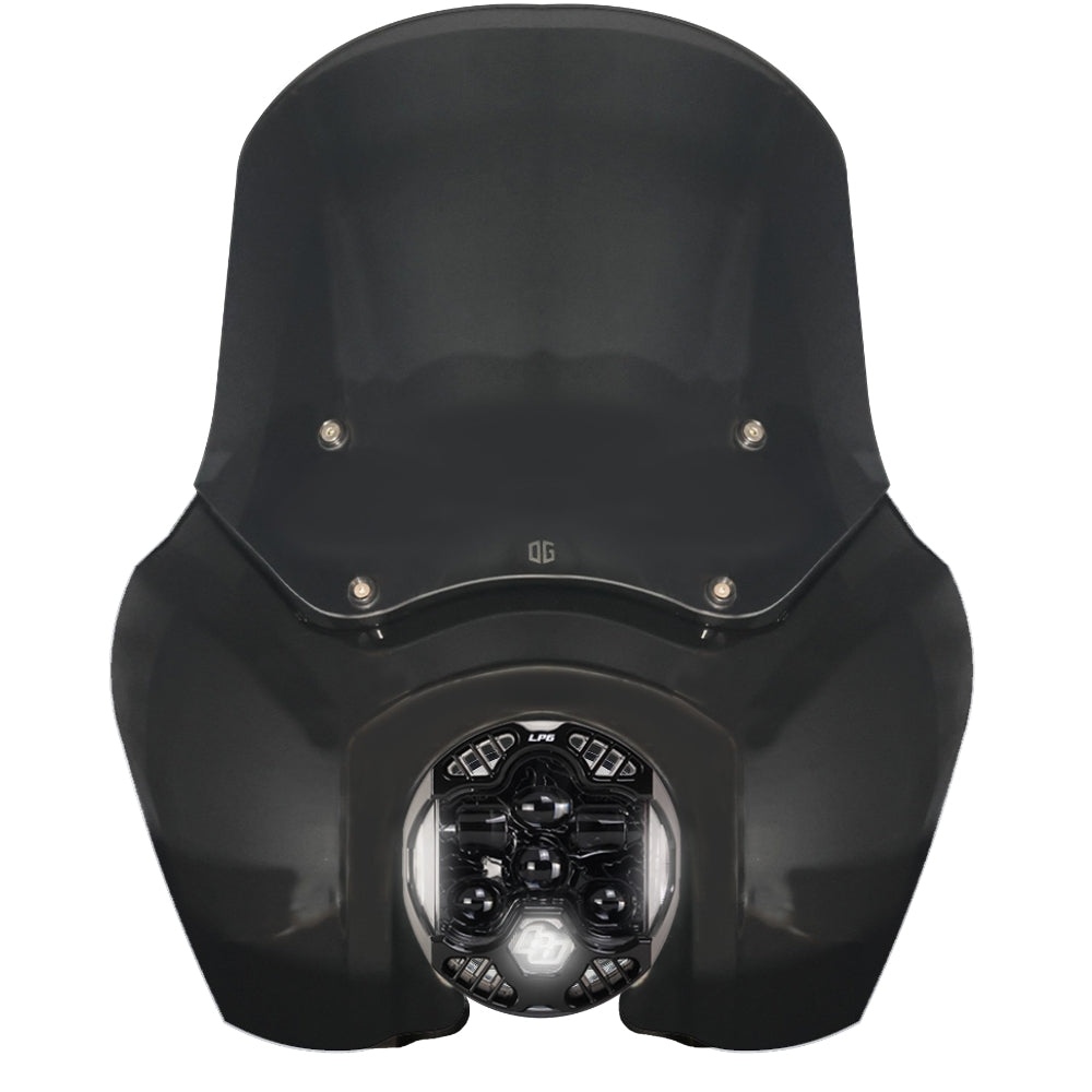 OG T-Sport Fairing kit for Harley-Davidson with Baja DOT LP6 Headlight White