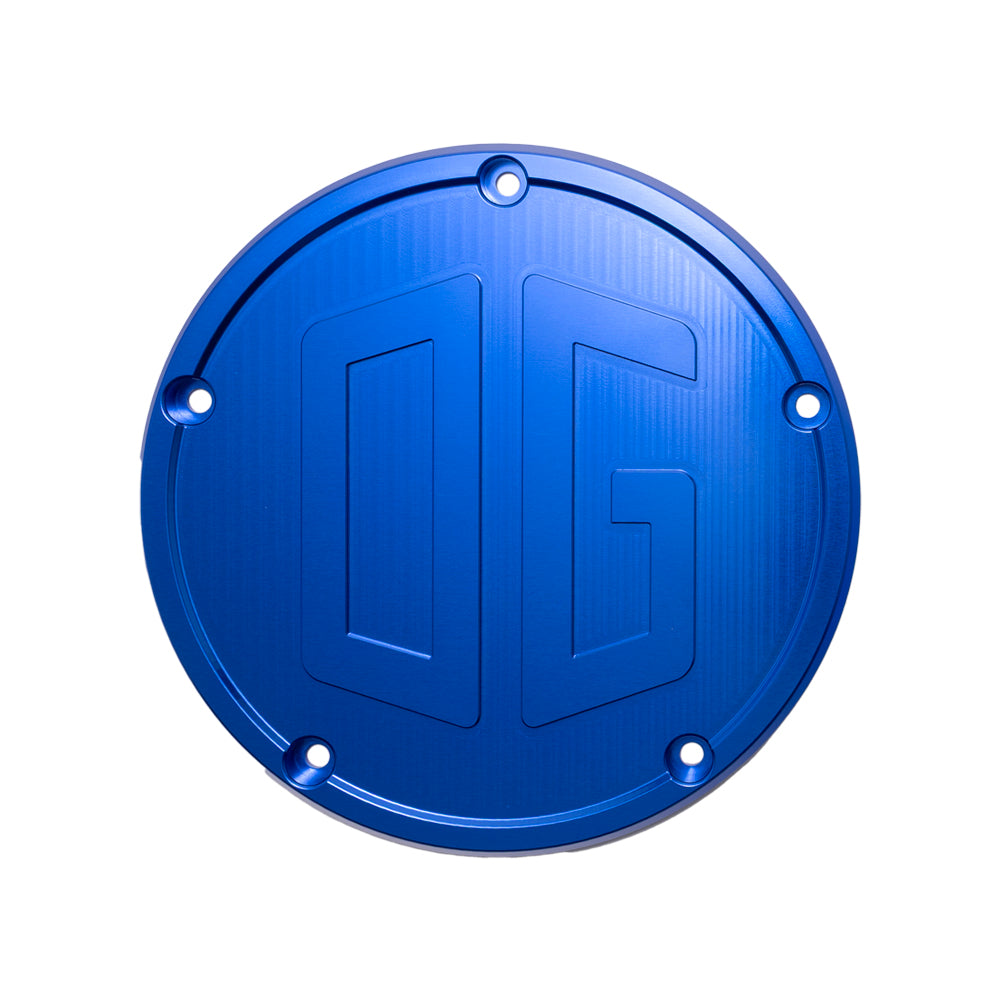 OG Blue Twin Cam Derby Cover