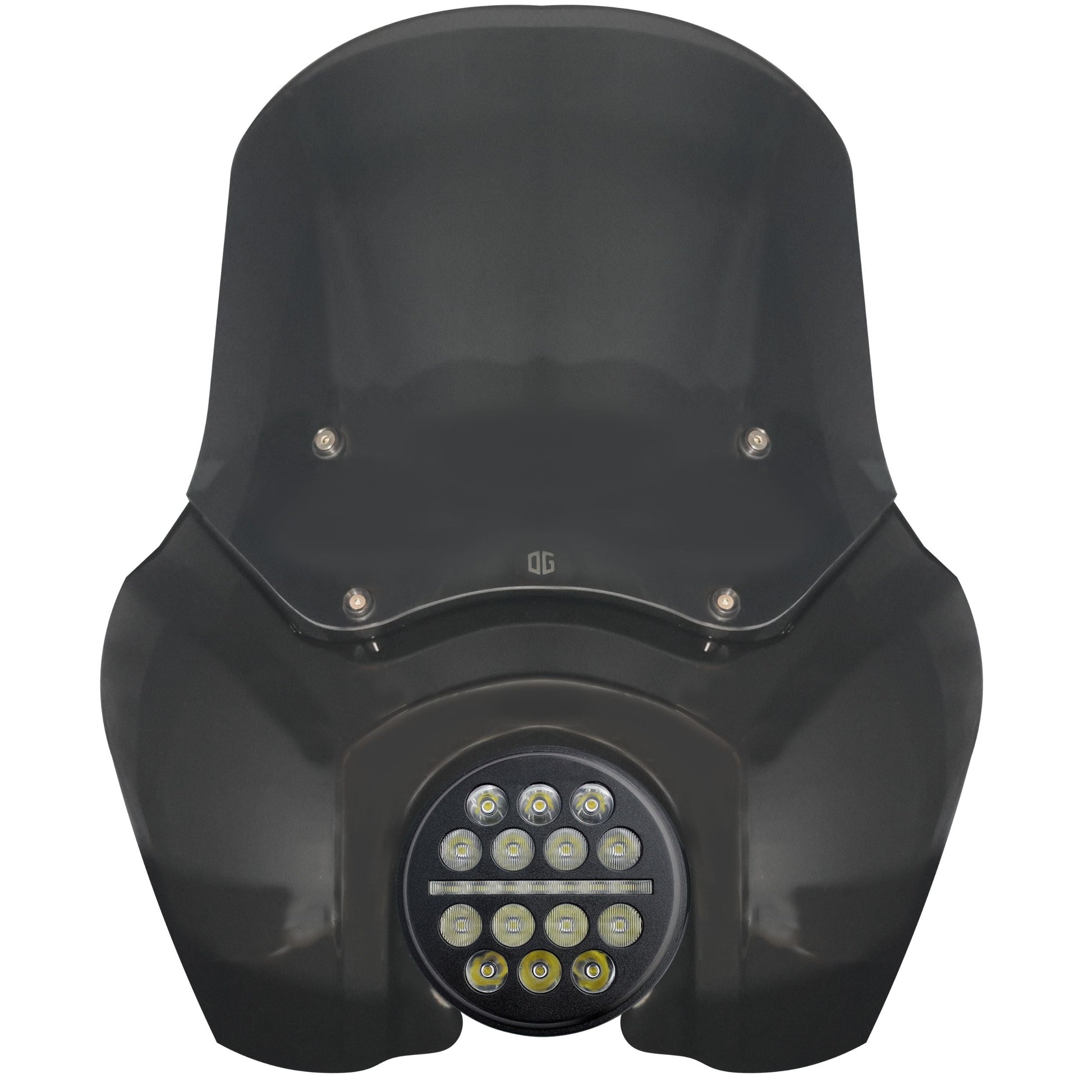 OG T-Sport Fairing kit for Harley-Davidson with OG LED X-Series Headlight conversion Black