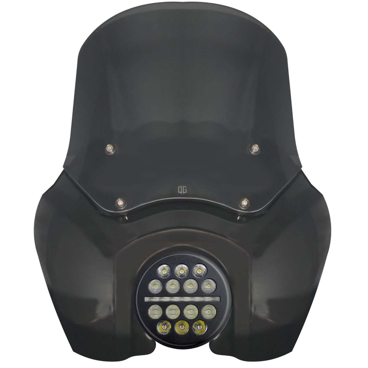 OG T-Sport Fairing kit for Harley-Davidson with OG LED X-Series Headlight conversion Black